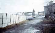 Picture of the Berlin Wall just in front of the Villa